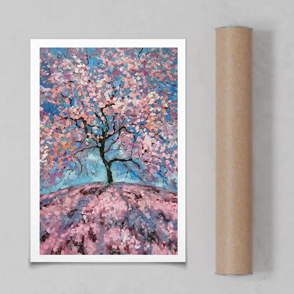 Sakura Tree Art Print Sakura Tree Art Print wall art product Lana Sham / Shutterstock