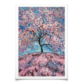 Sakura Tree Art Print Sakura Tree Art Print wall art product Lana Sham / Shutterstock