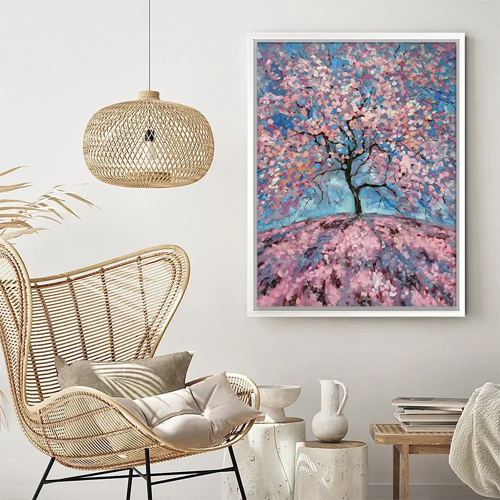 Sakura Tree Canvas Print Sakura Tree Canvas Print wall art product Lana Sham / Shutterstock