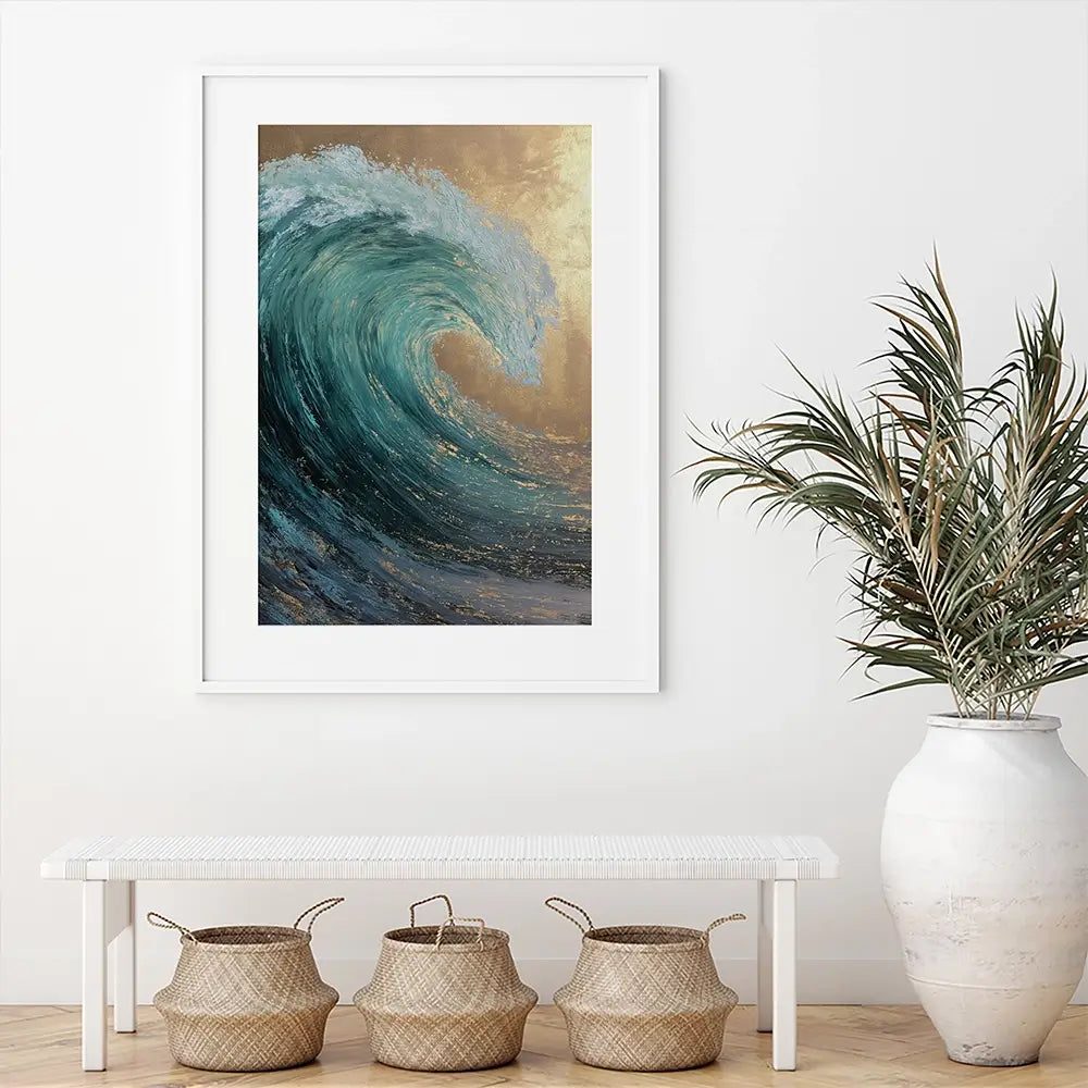 Salt And Gold Framed Art Print Salt And Gold Framed Art Print wall art product Svetlana Aleynikova