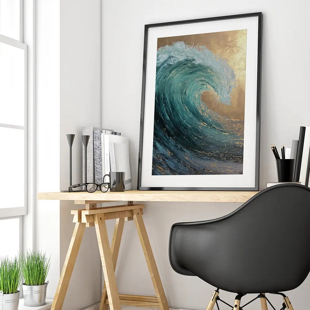 Salt And Gold Framed Art Print Salt And Gold Framed Art Print wall art product Svetlana Aleynikova