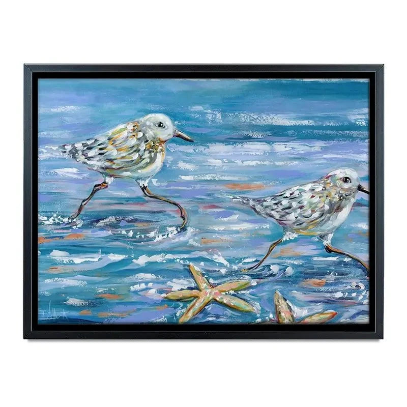 Sandpipers Canvas Print Sandpipers Canvas Print wall art product Estelle Grengs - Independent