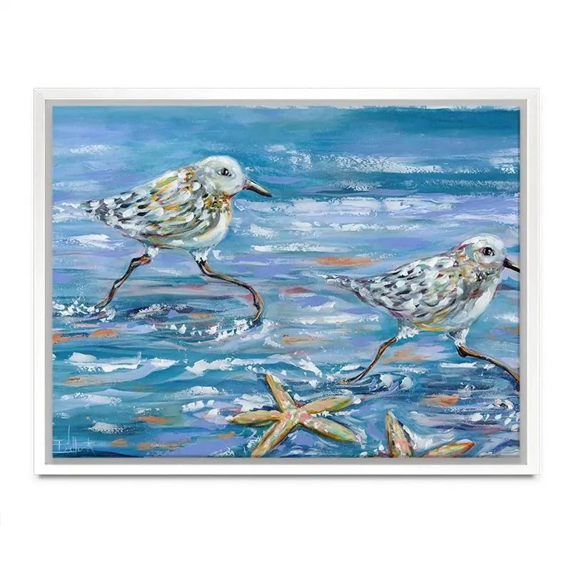 Sandpipers Canvas Print Sandpipers Canvas Print wall art product Estelle Grengs - Independent