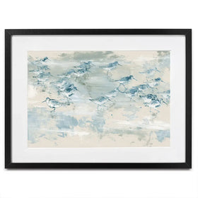 Sandpipers Tide Line Reverie Framed Art Print Sandpipers Tide Line Reverie Framed Art Print wall art product Chromatic Storm Studio