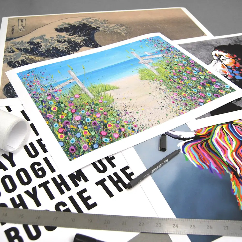 Sandy Toes And Salty Kisses Art Print Sandy Toes And Salty Kisses Art Print wall art product Jo Gough