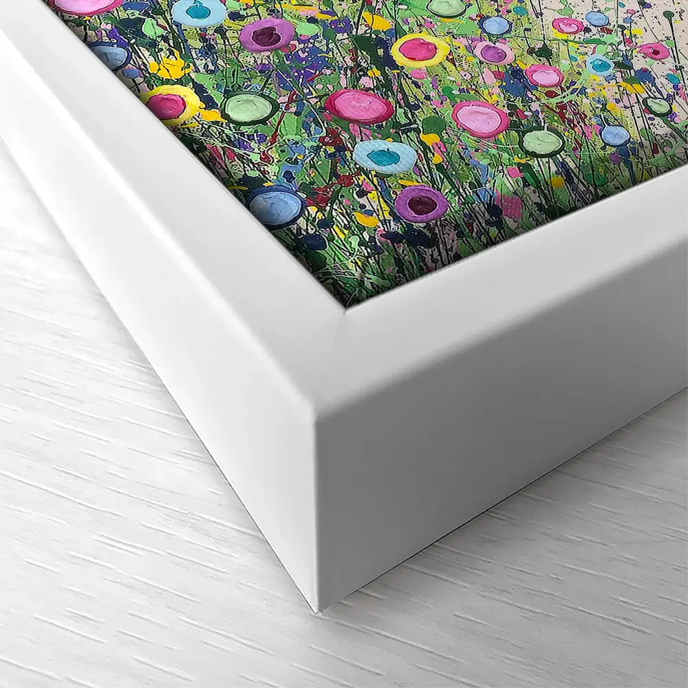 Sandy Toes And Salty Kisses Square Canvas Print Sandy Toes And Salty Kisses Square Canvas Print wall art product Jo Gough