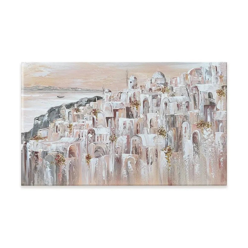 Santorini Oia Dreams Canvas Print Santorini Oia Dreams Canvas Print wall art product Isabella Karolewicz