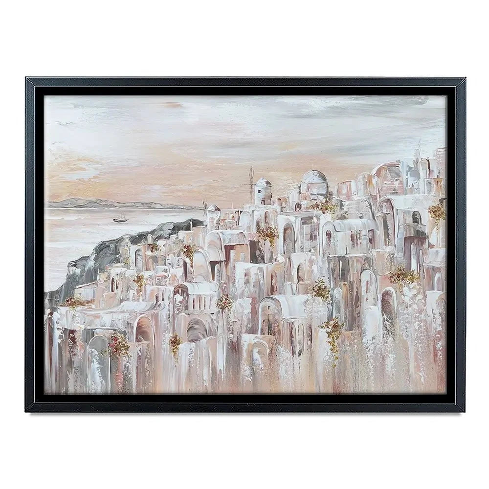 Santorini Oia Dreams Canvas Print Santorini Oia Dreams Canvas Print wall art product Isabella Karolewicz