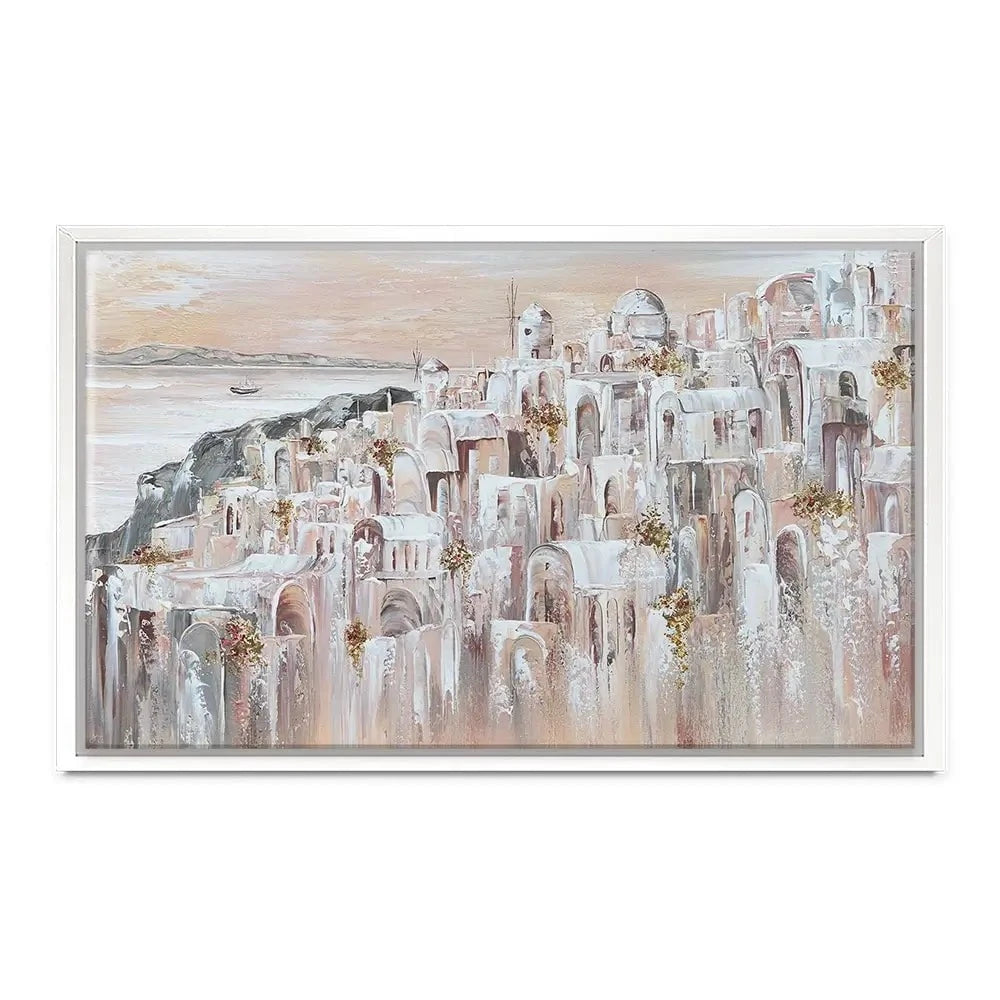 Santorini Oia Dreams Canvas Print Santorini Oia Dreams Canvas Print wall art product Isabella Karolewicz