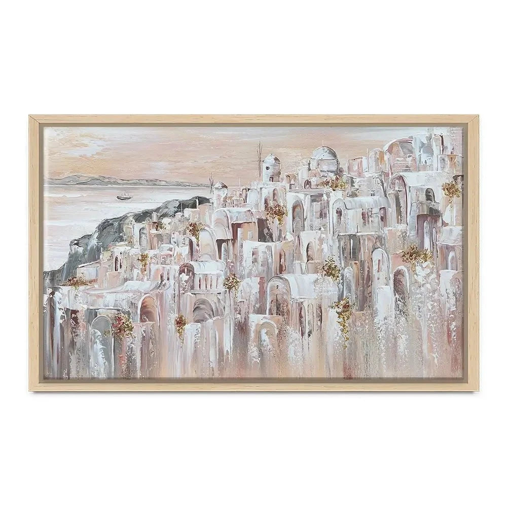 Santorini Oia Dreams Canvas Print Santorini Oia Dreams Canvas Print wall art product Isabella Karolewicz