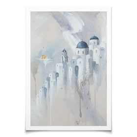 Santorini Paradise Art Print Santorini Paradise Art Print wall art product Isabella Karolewicz