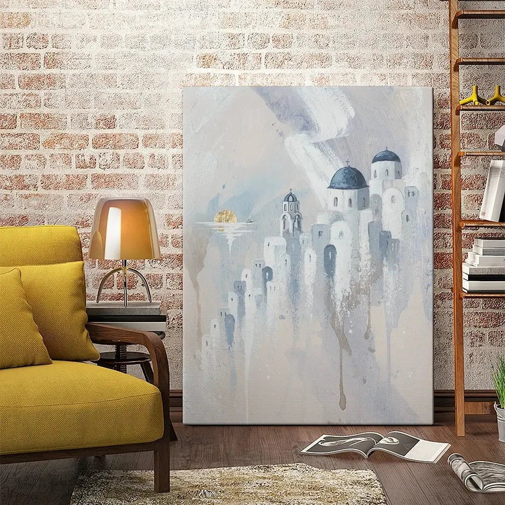 Santorini Paradise Canvas Print Santorini Paradise Canvas Print wall art product Isabella Karolewicz