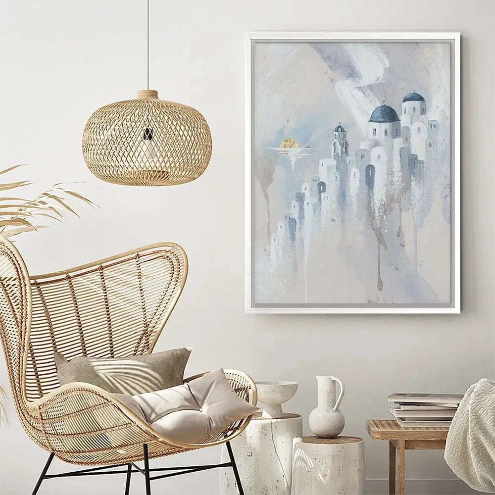 Santorini Paradise Canvas Print Santorini Paradise Canvas Print wall art product Isabella Karolewicz