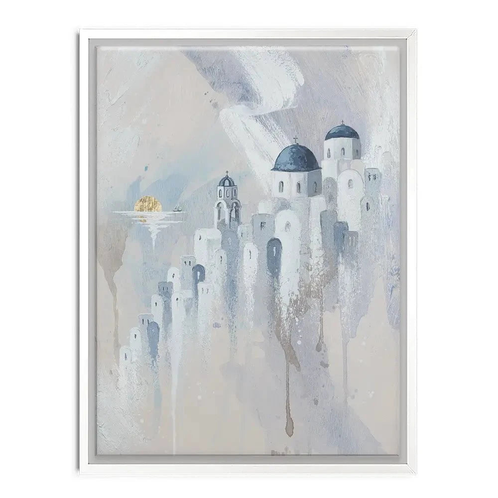 Santorini Paradise Canvas Print Santorini Paradise Canvas Print wall art product Isabella Karolewicz