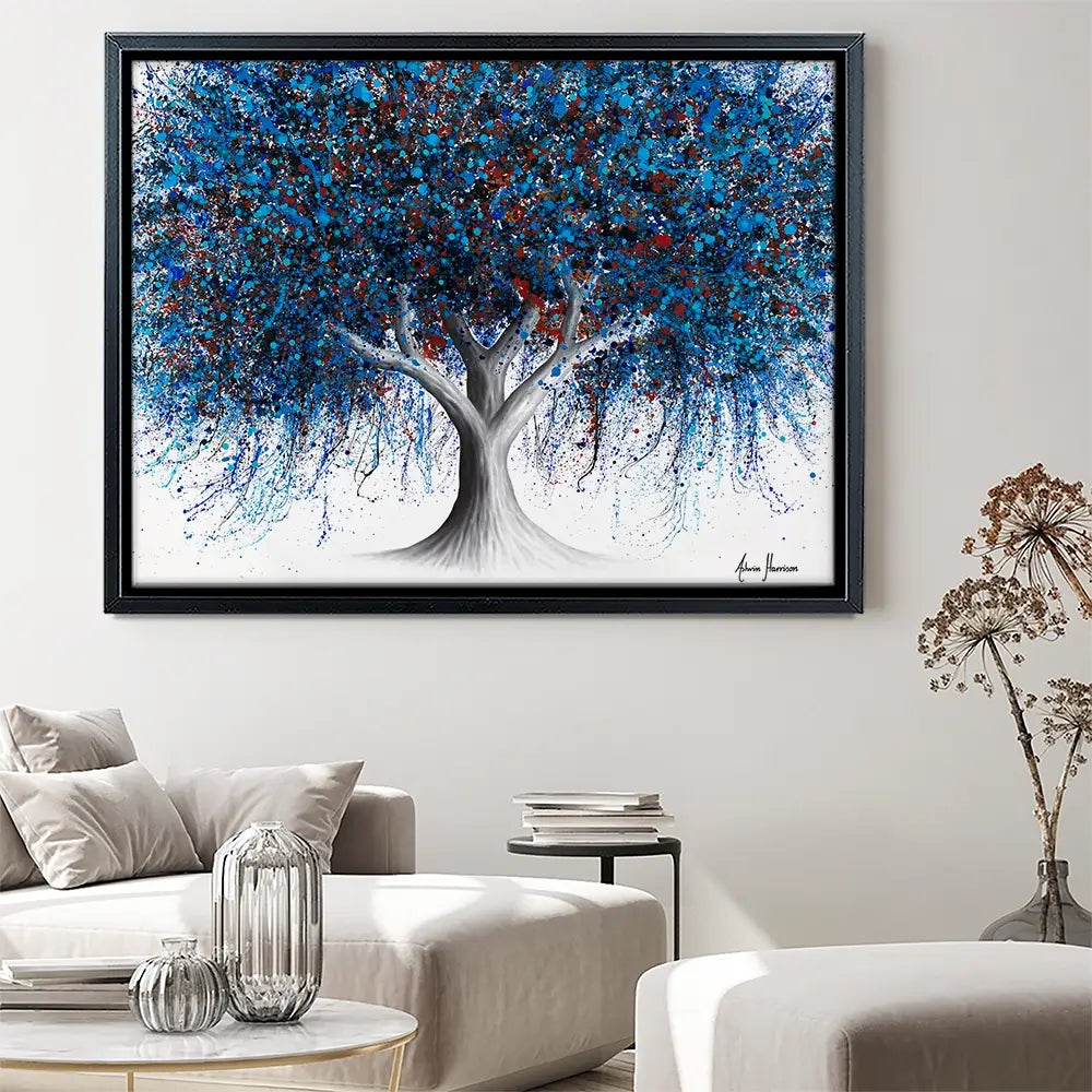 Sapphire Season Tree Canvas Print Sapphire Season Tree Canvas Print wall art product Ashvin Harrison