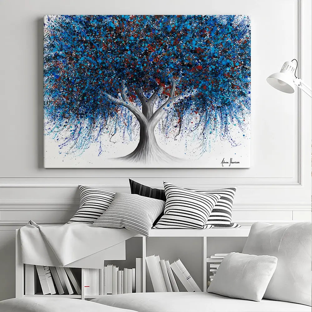 Sapphire Season Tree Canvas Print Sapphire Season Tree Canvas Print wall art product Ashvin Harrison