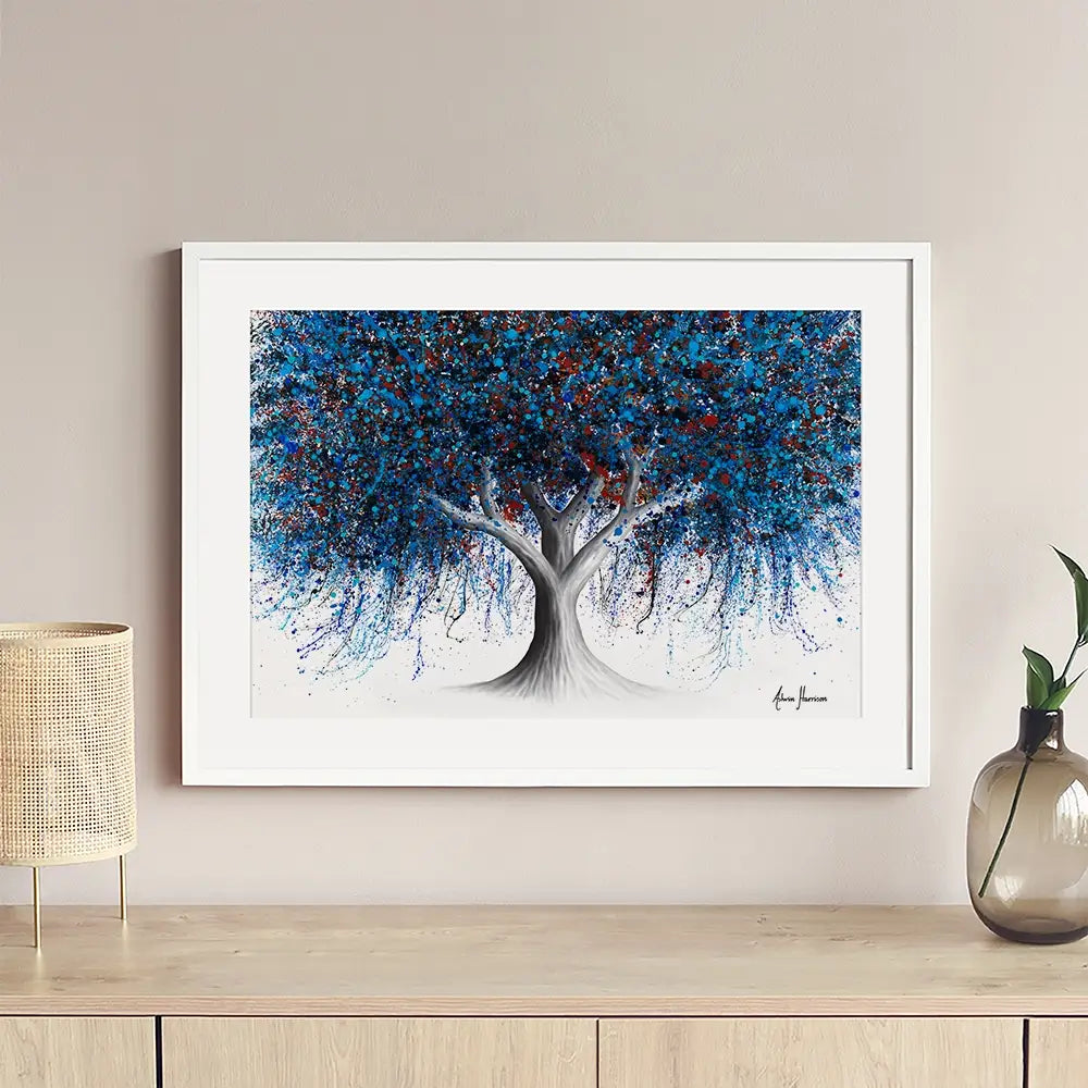 Sapphire Season Tree Framed Art Print Sapphire Season Tree Framed Art Print wall art product Ashvin Harrison