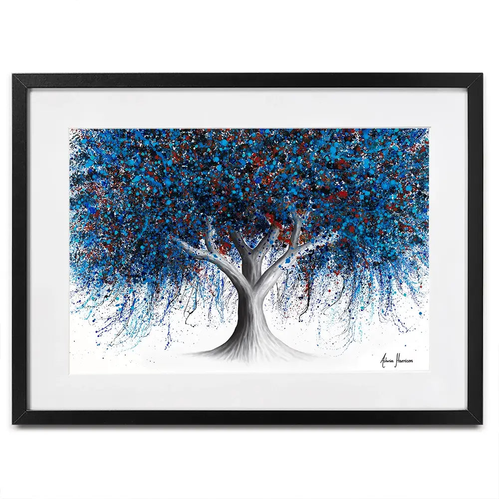 Sapphire Season Tree Framed Art Print Sapphire Season Tree Framed Art Print wall art product Ashvin Harrison