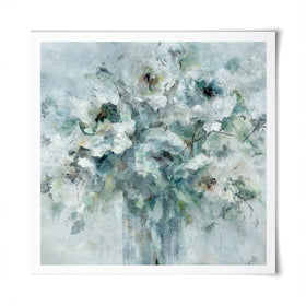 Sapphire Still Life Square Art Print Sapphire Still Life Square Art Print wall art product Carol Robinson