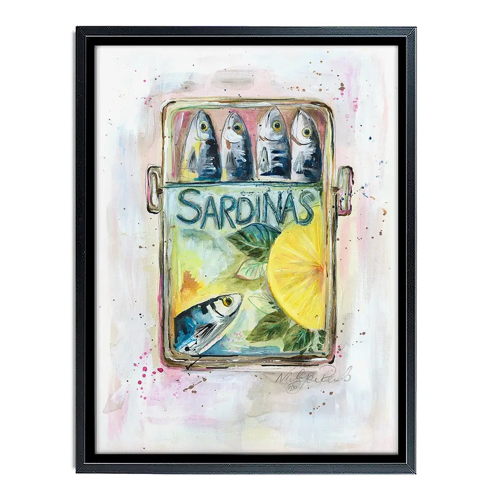 Sardinas Canvas Print Sardinas Canvas Print wall art product Nicola Jane Rowles
