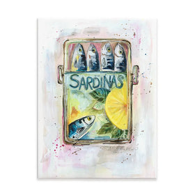 Sardinas Canvas Print Sardinas Canvas Print wall art product Nicola Jane Rowles