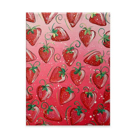 Sassy Strawberries Canvas Print Sassy Strawberries Canvas Print wall art product Elizabeth White
