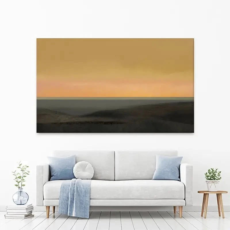 Scandinavian Sunset Canvas Print Scandinavian Sunset Canvas Print wall art product Roberto Moro