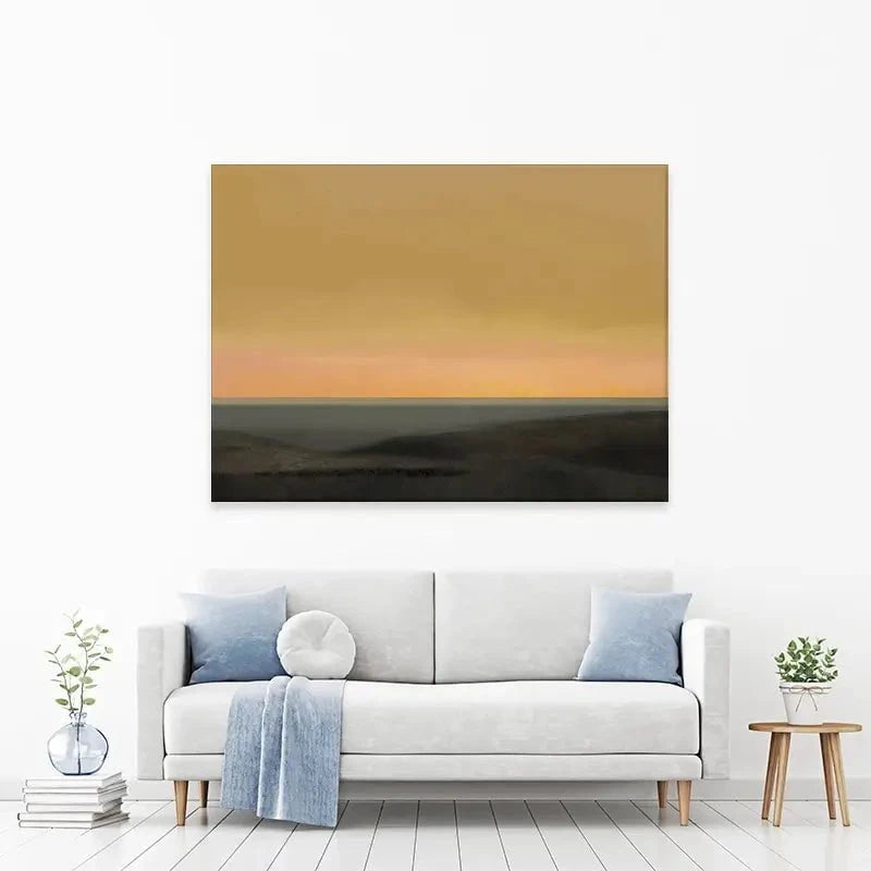 Scandinavian Sunset Canvas Print Scandinavian Sunset Canvas Print wall art product Roberto Moro