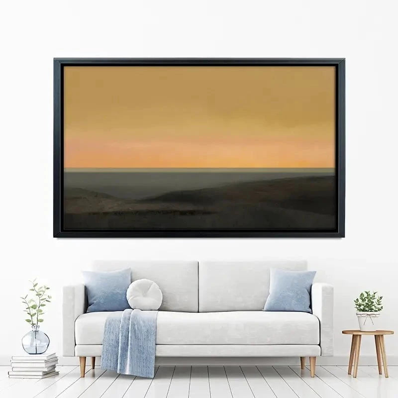 Scandinavian Sunset Canvas Print Scandinavian Sunset Canvas Print wall art product Roberto Moro