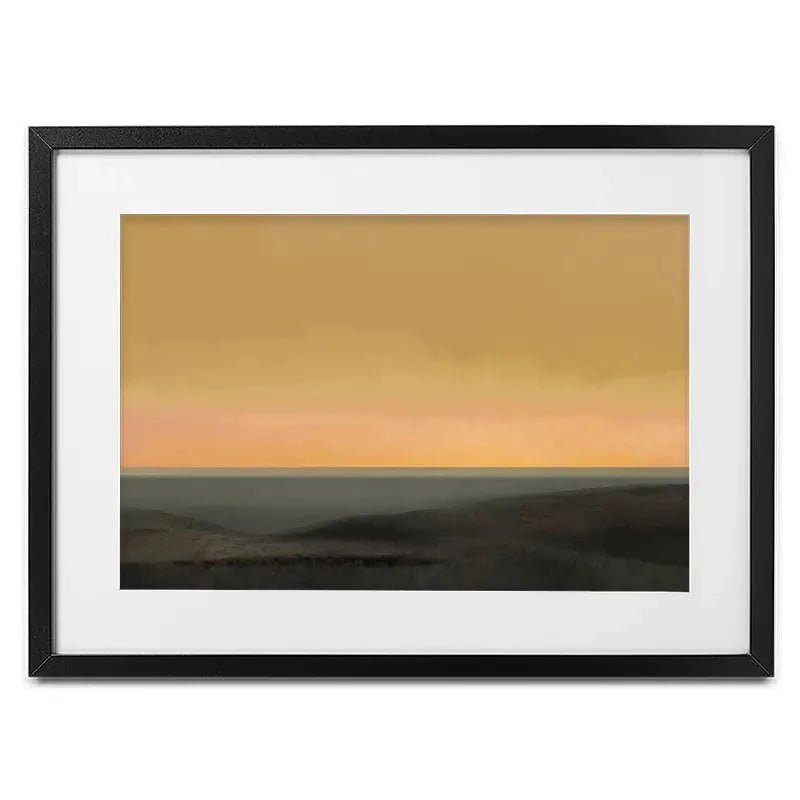 Scandinavian Sunset Framed Art Print Scandinavian Sunset Framed Art Print wall art product Roberto Moro