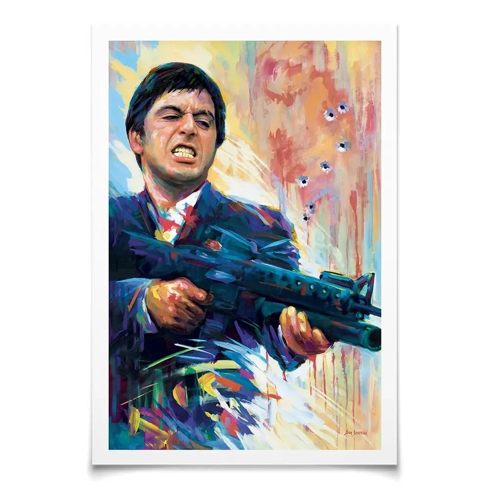 Scarface Art Print Scarface Art Print wall art product Leon Devenice