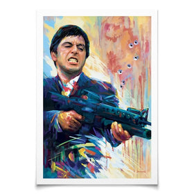 Scarface Art Print Scarface Art Print wall art product Leon Devenice