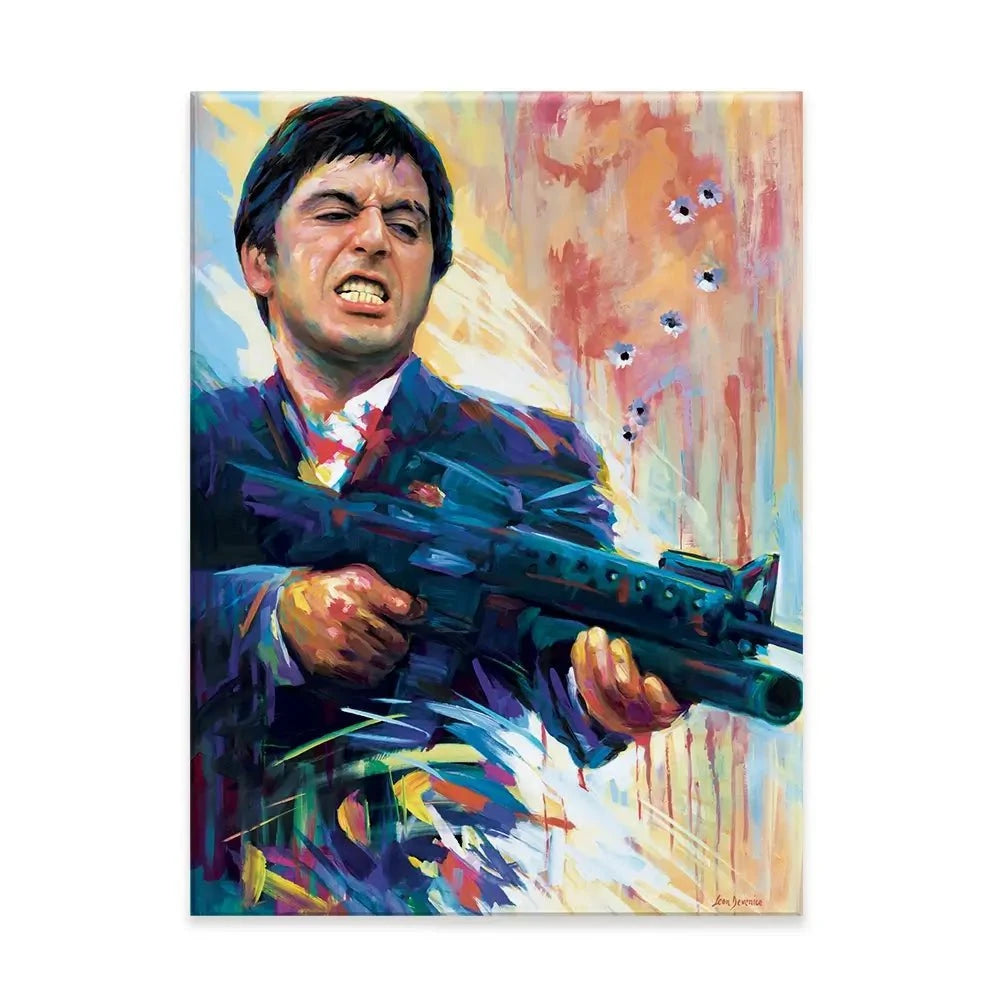 Scarface Canvas Print Scarface Canvas Print wall art product Leon Devenice