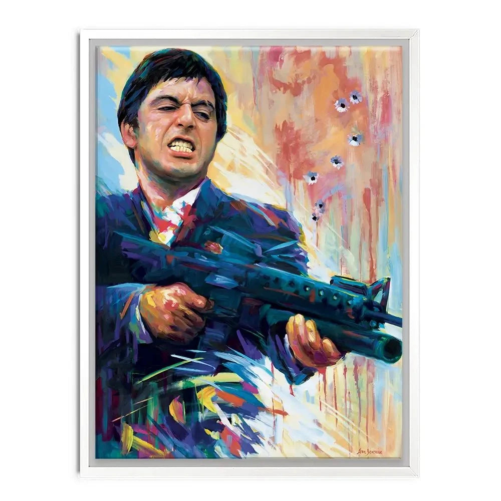 Scarface Canvas Print Scarface Canvas Print wall art product Leon Devenice