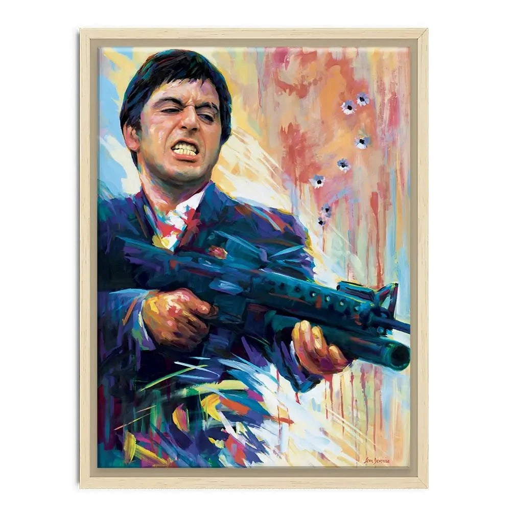 Scarface Canvas Print Scarface Canvas Print wall art product Leon Devenice