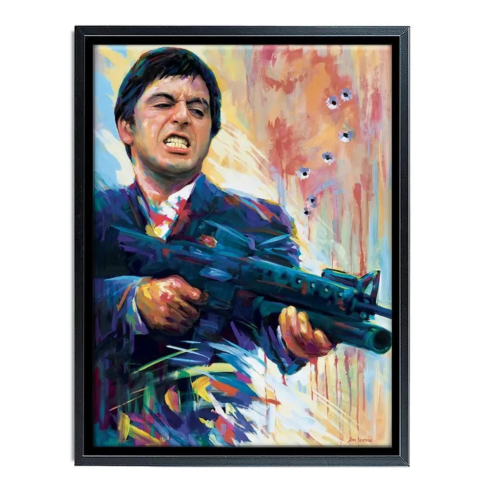 Scarface Canvas Print Scarface Canvas Print wall art product Leon Devenice