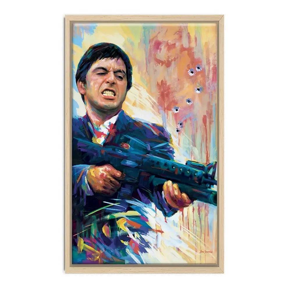 Scarface Canvas Print Scarface Canvas Print wall art product Leon Devenice