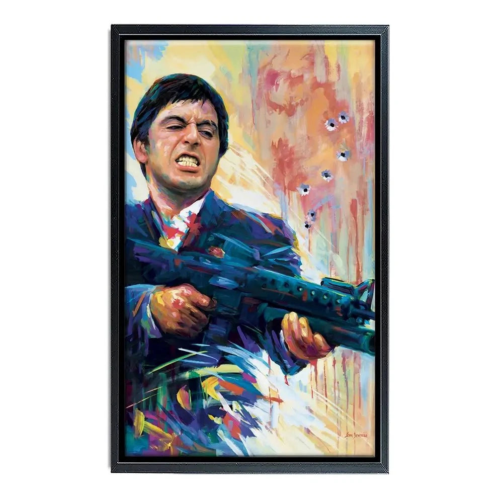 Scarface Canvas Print Scarface Canvas Print wall art product Leon Devenice