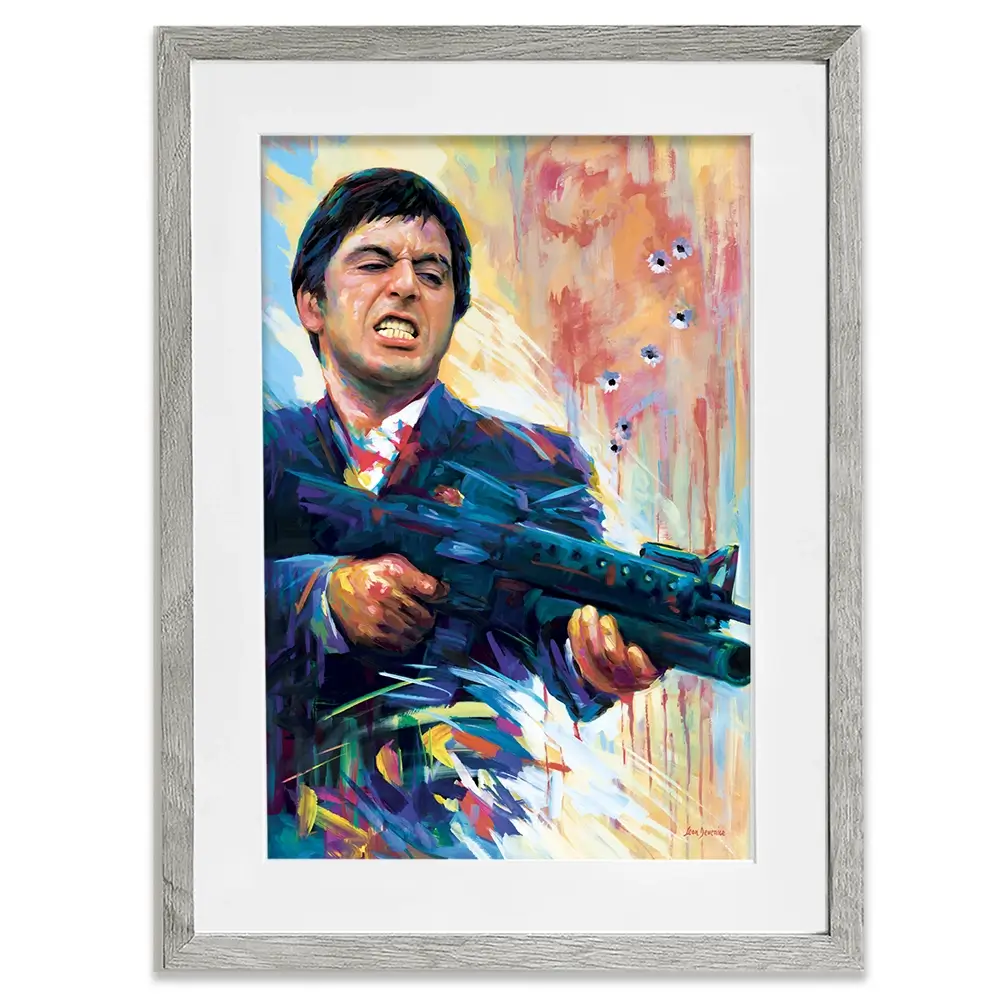 Scarface Framed Art Print Scarface Framed Art Print wall art product Leon Devenice