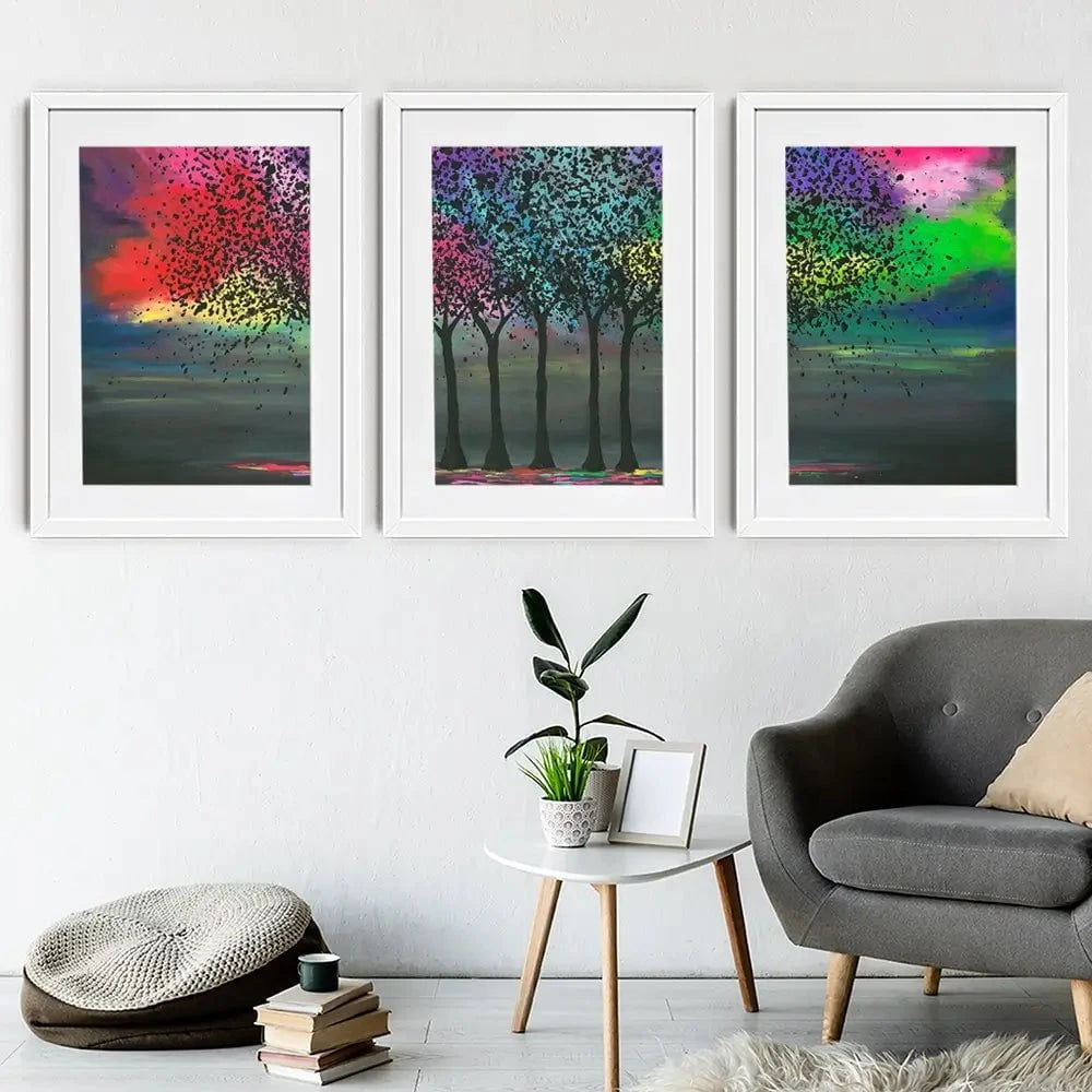 Scarlet Love Framed Art Print Trio Scarlet Love Framed Art Print Trio wall art product Jo Gough