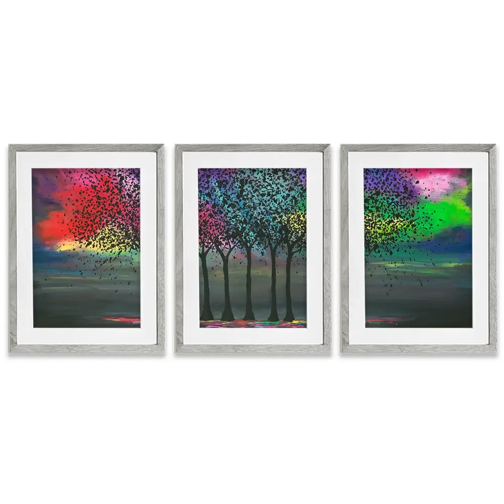 Scarlet Love Framed Art Print Trio Scarlet Love Framed Art Print Trio wall art product Jo Gough