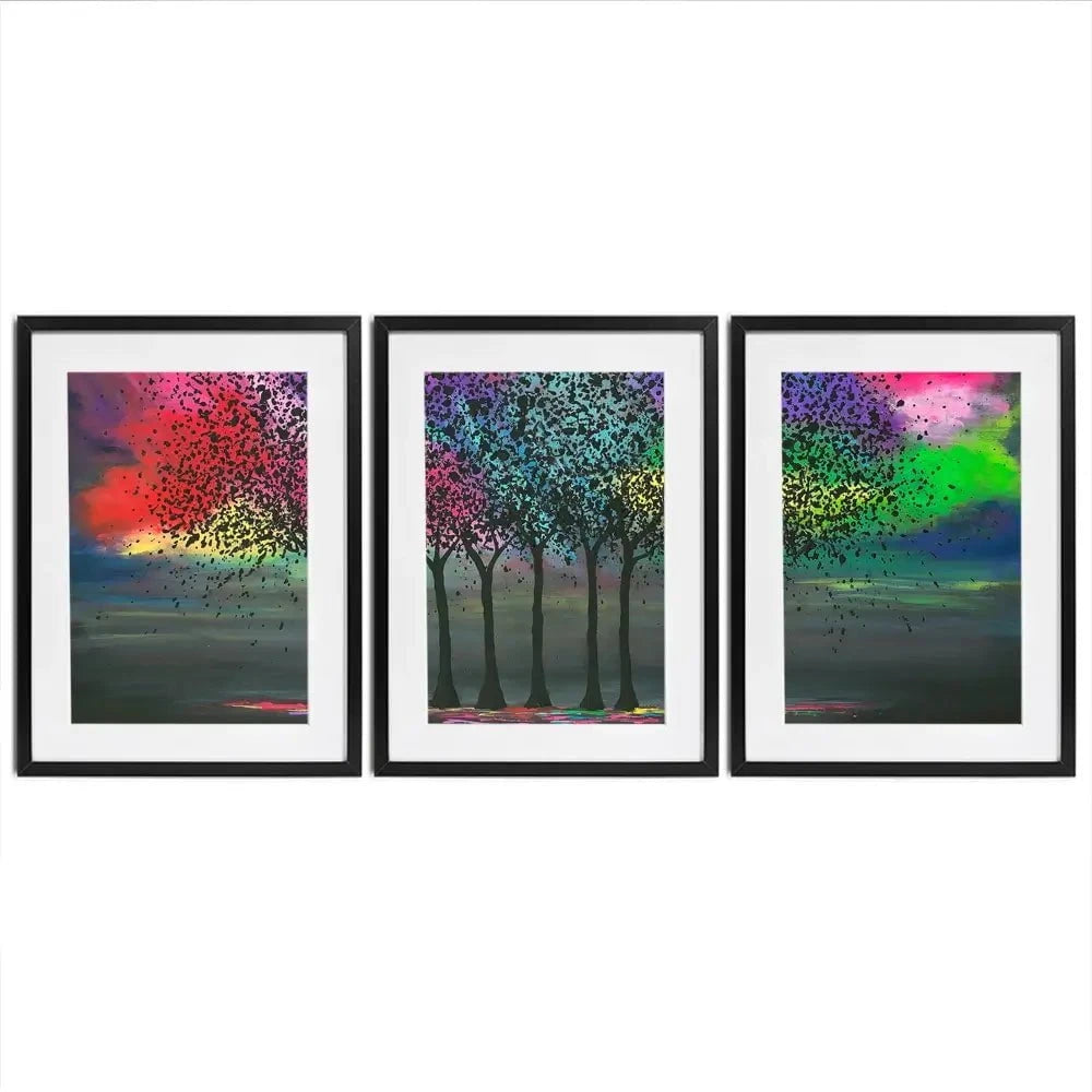 Scarlet Love Framed Art Print Trio Scarlet Love Framed Art Print Trio wall art product Jo Gough