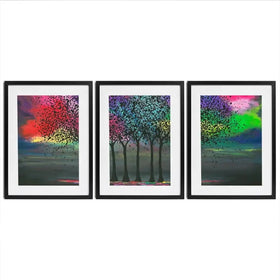 Scarlet Love Framed Art Print Trio Scarlet Love Framed Art Print Trio wall art product Jo Gough