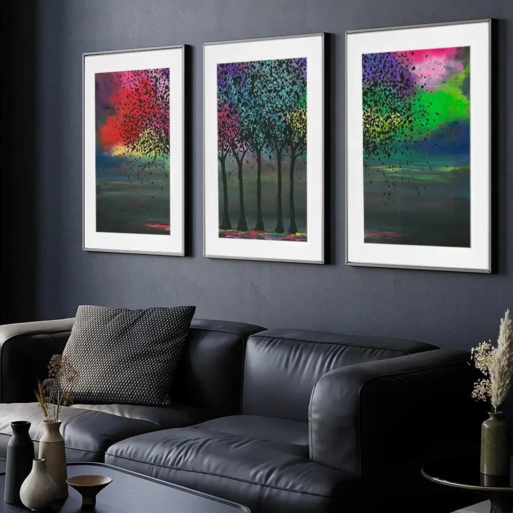 Scarlet Love Framed Art Print Trio Scarlet Love Framed Art Print Trio wall art product Jo Gough