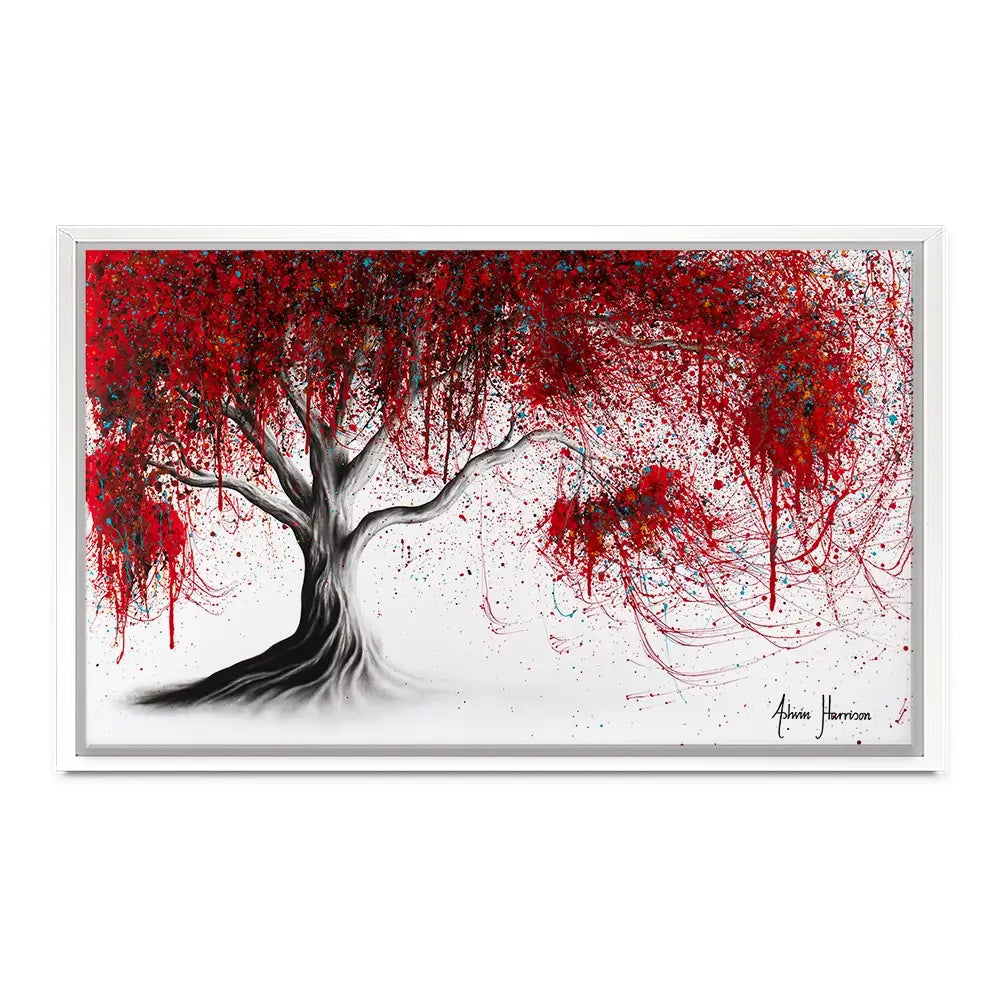 Scarlet Picnic Dream Tree Canvas Print Scarlet Picnic Dream Tree Canvas Print wall art product Ashvin Harrison
