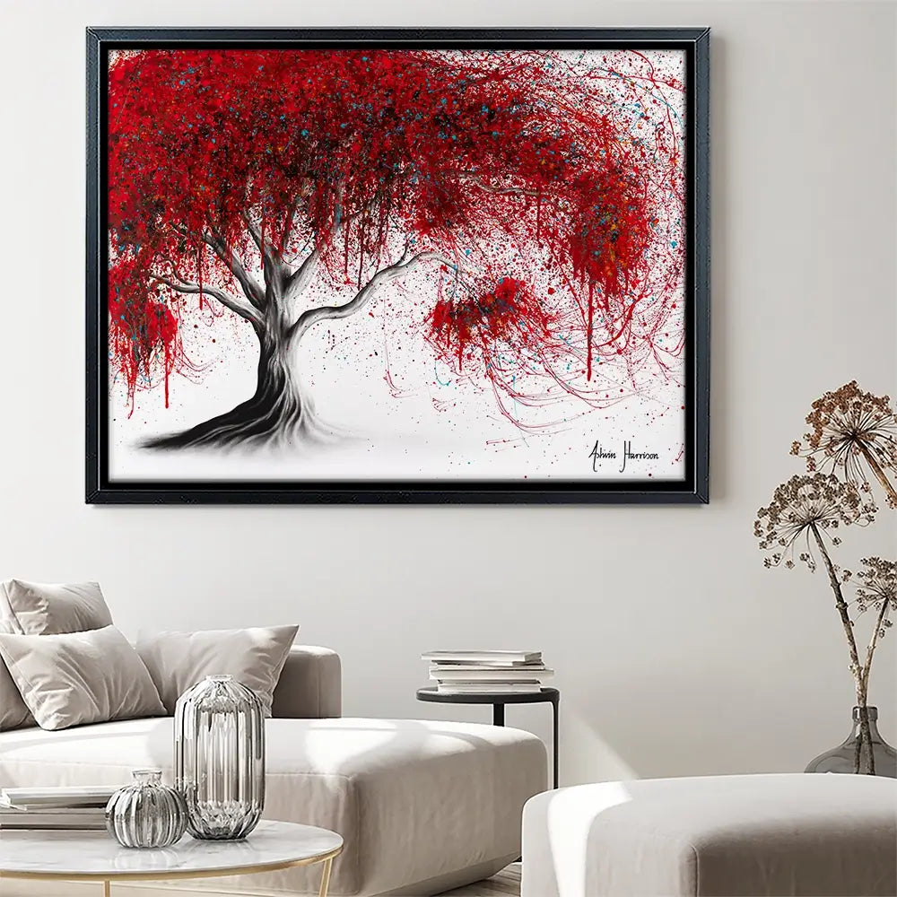 Scarlet Picnic Dream Tree Canvas Print Scarlet Picnic Dream Tree Canvas Print wall art product Ashvin Harrison