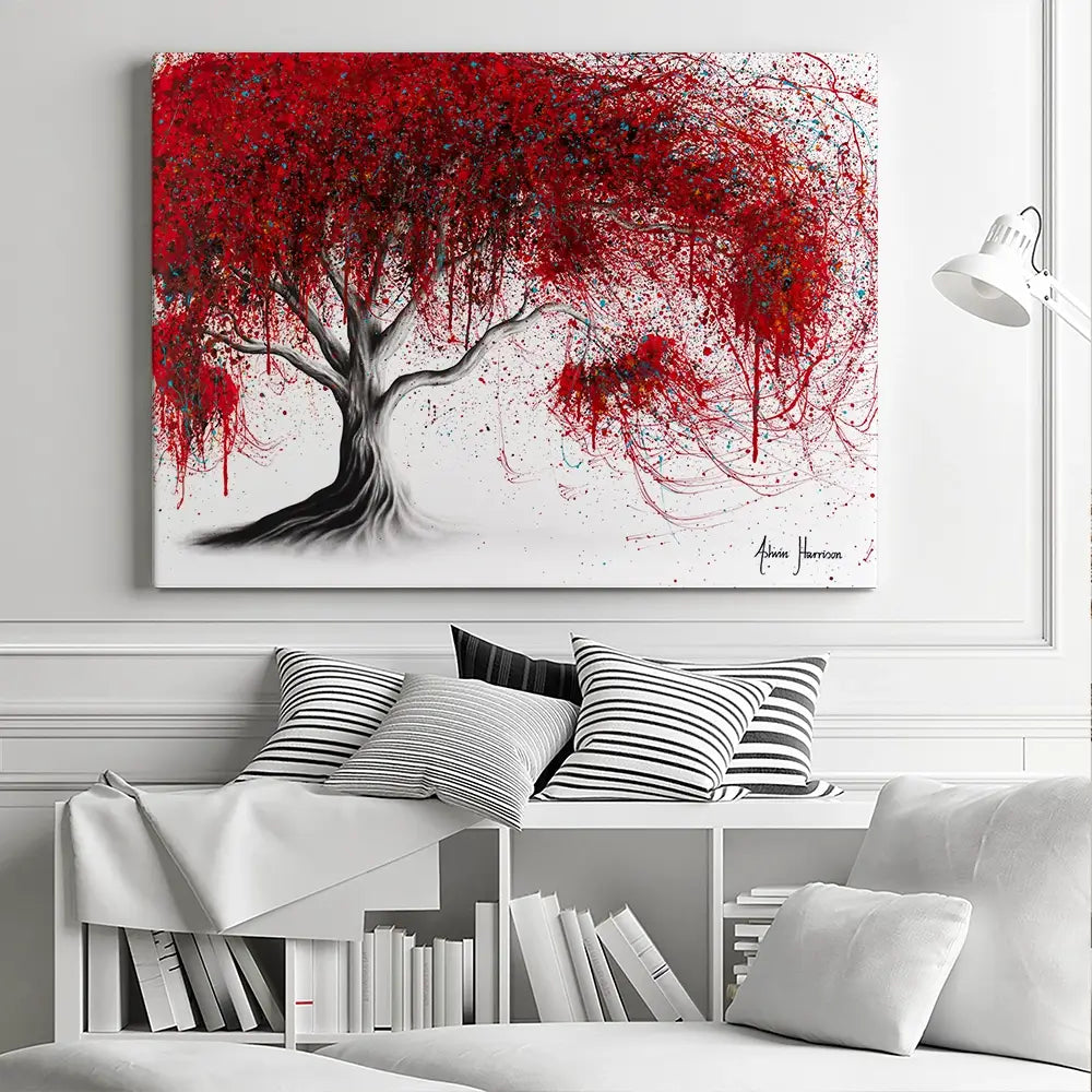 Scarlet Picnic Dream Tree Canvas Print Scarlet Picnic Dream Tree Canvas Print wall art product Ashvin Harrison