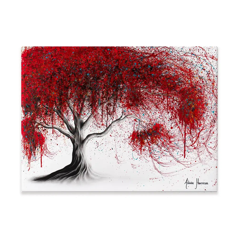 Scarlet Picnic Dream Tree Canvas Print Scarlet Picnic Dream Tree Canvas Print wall art product Ashvin Harrison