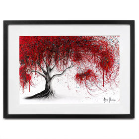 Scarlet Picnic Dream Tree Framed Art Print Scarlet Picnic Dream Tree Framed Art Print wall art product Ashvin Harrison