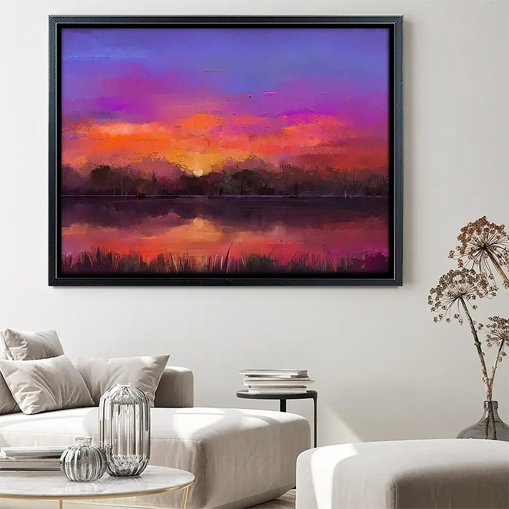 Scenic Sunset Canvas Print Scenic Sunset Canvas Print wall art product Art Print Shop